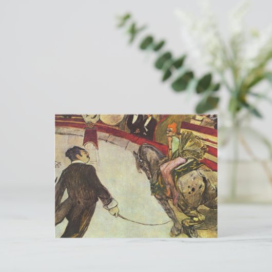 Henri Toulouse-Lautrec - Der Zirkus Postkarte (Stehend Vorderseite)