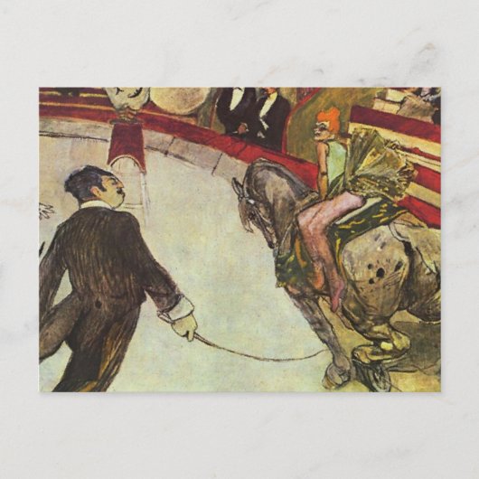 Henri Toulouse-Lautrec - Der Zirkus Postkarte (Vorderseite)