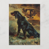 Henri Toulouse-Lautrec- Dun, a Gordon Setter Postkarte (Vorderseite)