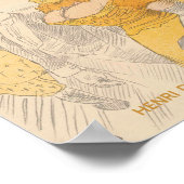 Henri Toulouse-Lautrec, Masquerade Ball, Fine Art Poster (Ecke)