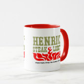 Henrici's Restaurant, Steak & Lobster, Chicago, IL Tasse (VorderseiteRechts)