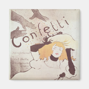 Henride Toulouse-Lautrec   Confetti, 1893 Magnet