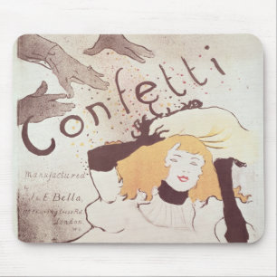 Henride Toulouse-Lautrec Confetti, 1893 Mousepad