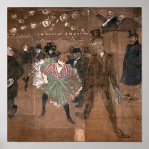 Henride Toulouse-Lautrec  , das am Rouge tanzt Poster