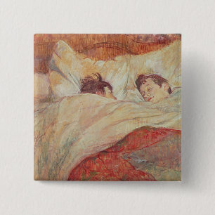 Henride Toulouse-Lautrec das Bett, c.1892-95 Button