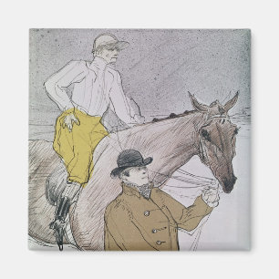 Henride Toulouse-Lautrec  , das der Jockey zu Magnet