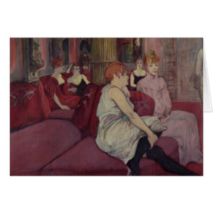 Henride Toulouse-Lautrec im Salon am Ru