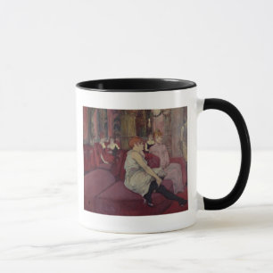 Henride Toulouse-Lautrec im Salon am Ru Tasse