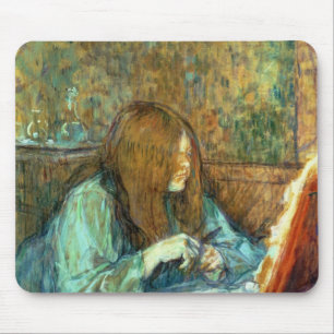 Henride Toulouse-Lautrec Madame Poupoule an ihr Mousepad