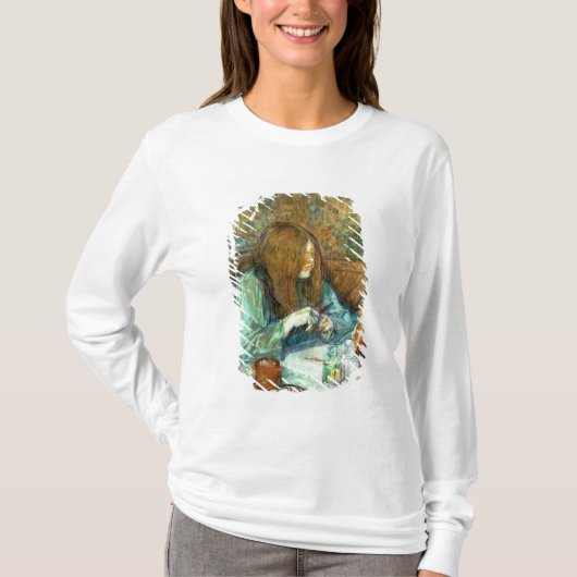 Henride Toulouse-Lautrec | Madame Poupoule an ihr T-Shirt (Vorderseite)