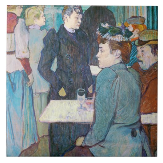 Henride Toulouse-Lautrec | Moulin de la Galette Fliese (Vorderseite)