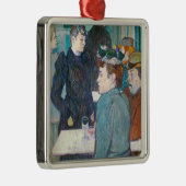 Henride Toulouse-Lautrec | Moulin de la Galette Silbernes Ornament (Rechts)