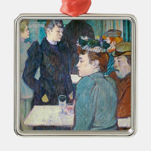 Henride Toulouse-Lautrec | Moulin de la Galette Silbernes Ornament (Vorne)