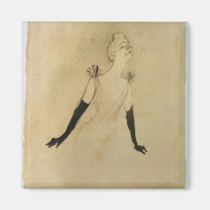 Henride Toulouse-Lautrec   Yvette Guilbert, 1894 Magnet