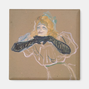 Henride Toulouse-Lautrec   Yvette Guilbert singi Magnet