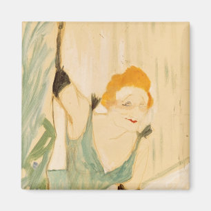 Henride Toulouse-Lautrec Yvette Guilbert Takin Magnet