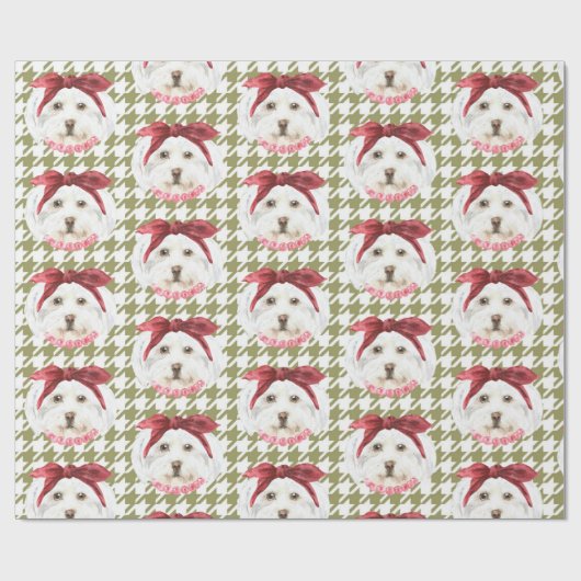Henrietta, das havanesische Wrapping Paper Geschenkpapier (Flach)