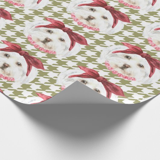 Henrietta, das havanesische Wrapping Paper Geschenkpapier (Ecke)