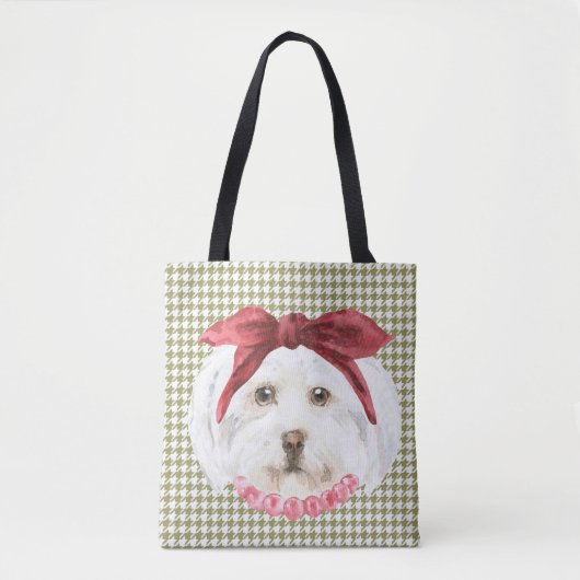 Henrietta, die Havanese Tote Bag Tasche (Vorderseite)