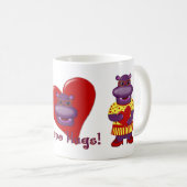 Henrietta Hippo Hugs Tasse (VorderseiteRechts)