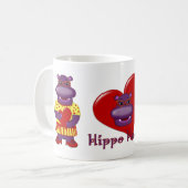 Henrietta Hippo Hugs Tasse (Vorderseite Links)