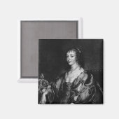 Henrietta Maria Magnet (Vorderseite/Rückseite)