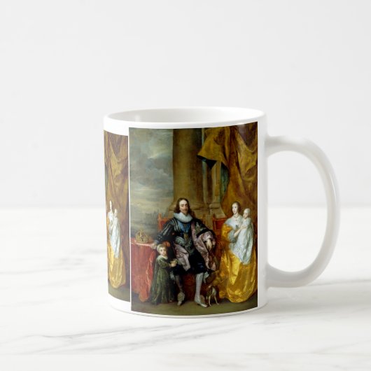 Henrietta Maria und Charles I von Van Dyck Kaffeetasse (Rechts)