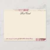 Henrietta Postkarte (Rückseite)