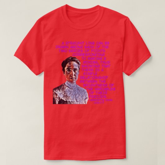 Henrietta Swan Leavitt Definition der Beziehungen T-Shirt (Design vorne)