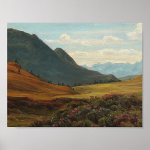 Henrik Gamst Jespersen - Sicht auf die Alpen Poster