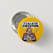 Henry 8. History Enthusiasten, Tudor Times, King Button (Vorne & Hinten)