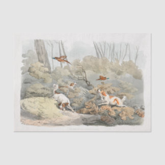 Henry Alken | Dogs Chasing Pheasants Seidenpapier