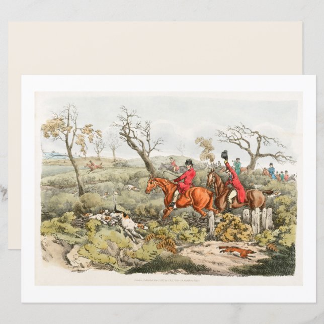 Henry Alken | Fox Hunting (Vorne/Hinten)