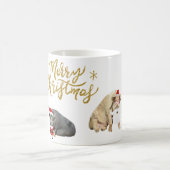 Henry and Eleanor in Disguise Merry Christmas Mug! Kaffeetasse (Mittel)