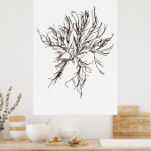 Henry Bradburys gepresste Algen-Sechstel von zehn Poster (Küche)