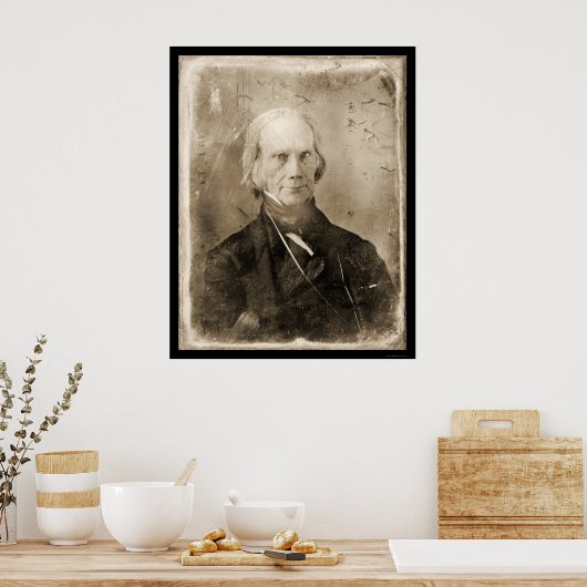 Henry Clay Daguerreotype 1851 Poster (Küche)