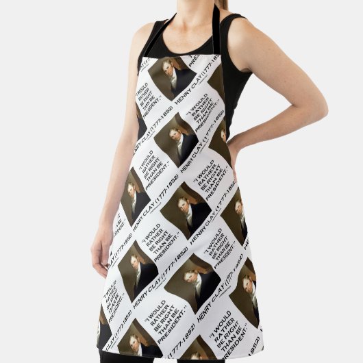 Henry Clay, ich hätte eher Recht als Präsident Schürze (InSitu)