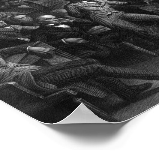 Henry Clay spricht im Senat Poster (Ecke)