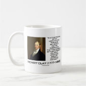 Henry Clay-Verfassung für die Nachwelt der Staaten Kaffeetasse (Links)