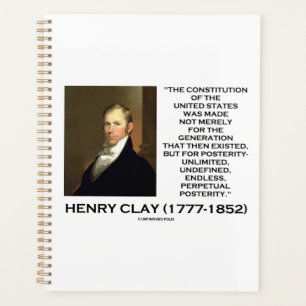 Henry Clay-Verfassung für die Nachwelt der Staaten Planer