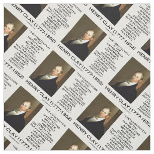 Henry Clay-Verfassung für die Nachwelt der Staaten Stoff