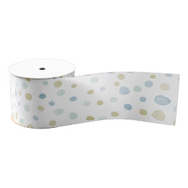 Henry Confetti Watercolor Dots Ribbon Ripsband