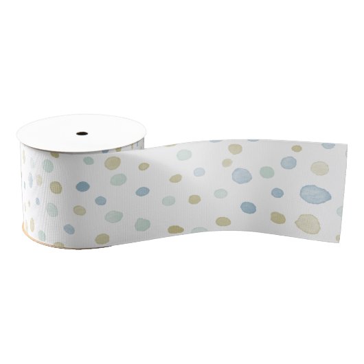 Henry Confetti Watercolor Dots Ribbon Ripsband (Spule)