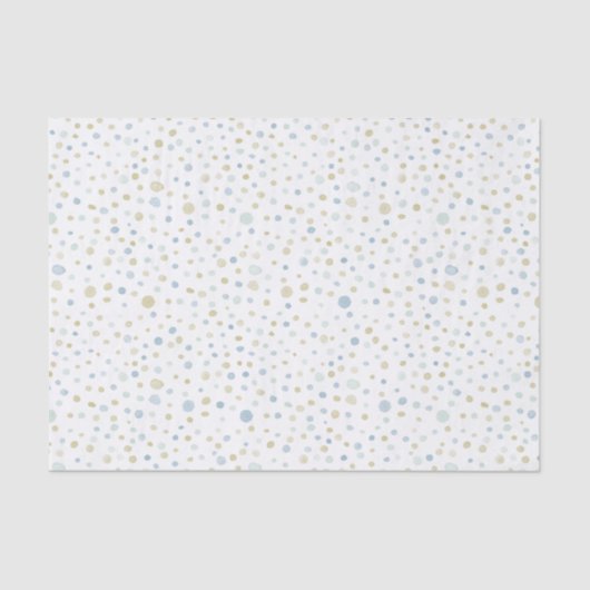 Henry Confetti Watercolor Dots Tissue Paper Seidenpapier (Vorderseite)