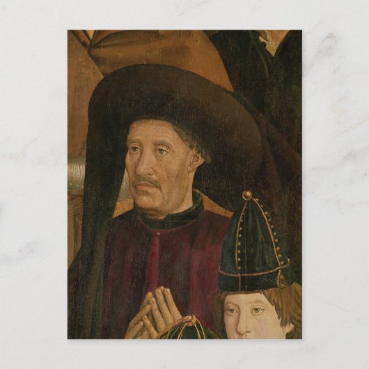 Henry das Navigatordetail vom Polyptych Postkarte (Vorderseite)