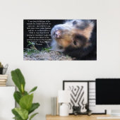 Henry David Thoreau ANIMAL REGHTS Zitat Poster (Heimbüro)