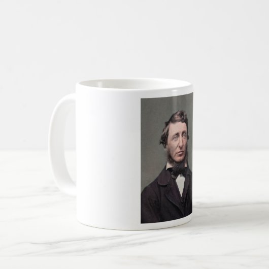 Henry David Thoreau - Autor Kaffeetasse (Vorderseite Links)