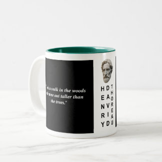 Henry David Thoreau Custom Quote Philosophie Tasse