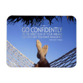 Henry David Thoreau Inspiration Vertrauen Magnet (Horizontal)