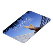 Henry David Thoreau Inspiration Vertrauen Magnet (Linke Seite)